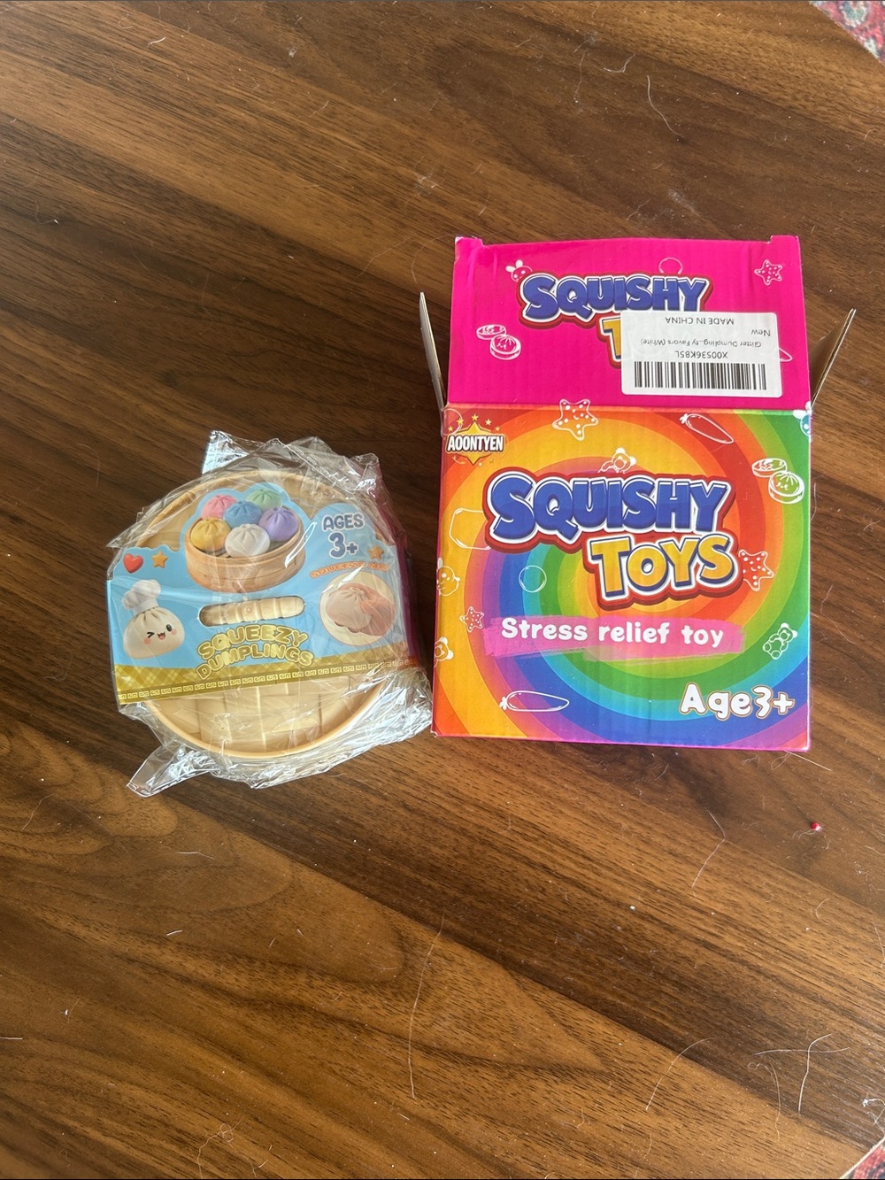 Stress Relief Toy - Pink Rainbow Packaging